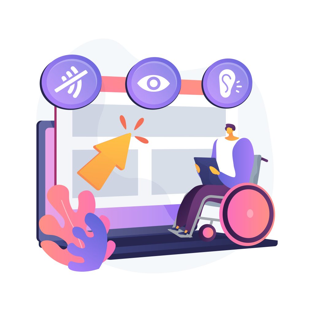 Pictogramme différents handicaps